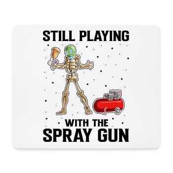 Car Painter Offer for Body Technicians - Mouse Pad (horizontal) - white - Front