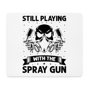 Car painter for body technicians - Mouse Pad (horizontal) - white - Front