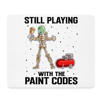 Body technician saying for car painters - Mouse Pad (horizontal) - white - Front