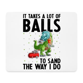 Body technician saying for car painters - Mouse Pad (horizontal) - white - Front