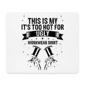 Car painter for body technicians - Mouse Pad (horizontal) - white - Front
