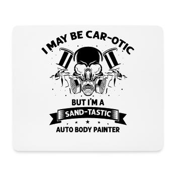 Car Painter Offer for Body Technicians - Mouse Pad (horizontal) - white - Front