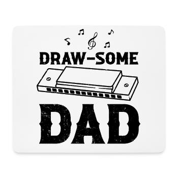 Mundharmonikaspieler Zitat für Mundharmonika - Mousepad (Querformat) - Weiß - Vorne