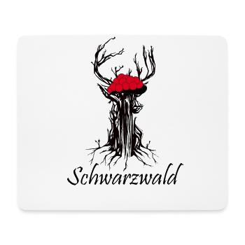Schwarzwald Nature Love Design - Mousepad (Querformat) - Weiß - Vorne