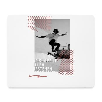 Skateboard Ollie Jungen Geschenkidee - Mousepad (Querformat) - Weiß - Vorne