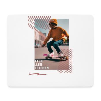 Skateboarding Skater Skate Skateboarder Kinder - Mousepad (Querformat) - Weiß - Vorne