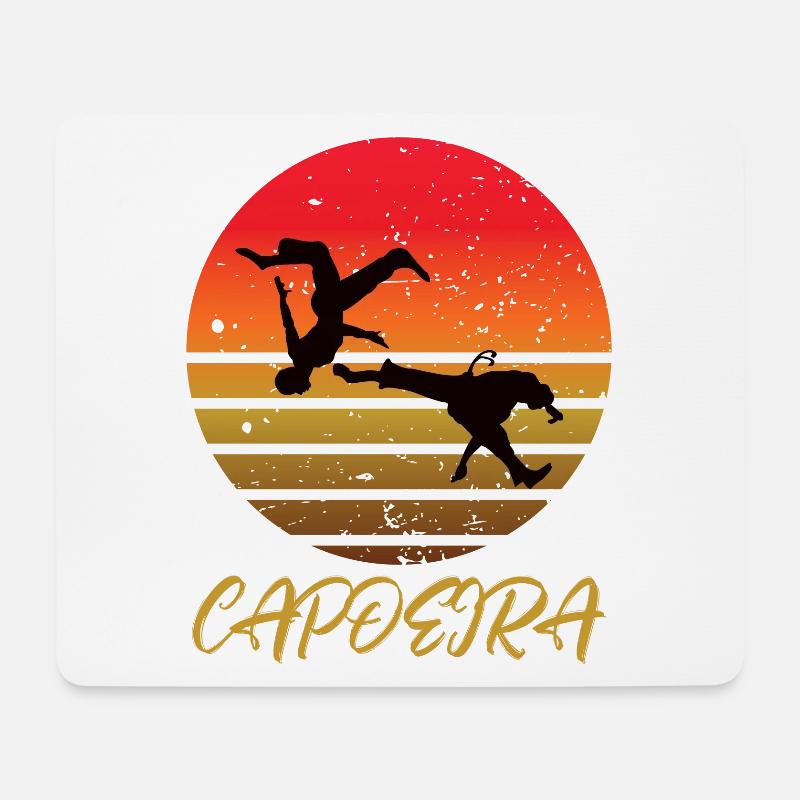 Capoeira - Mousepad (Querformat) - Weiß