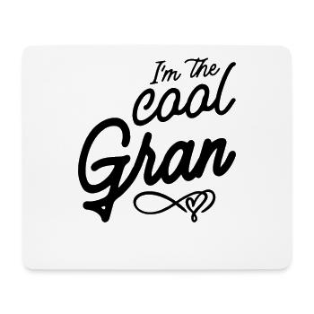 I'm The Cool Gran - Mother's Day - Mouse Pad (horizontal) - white - Front