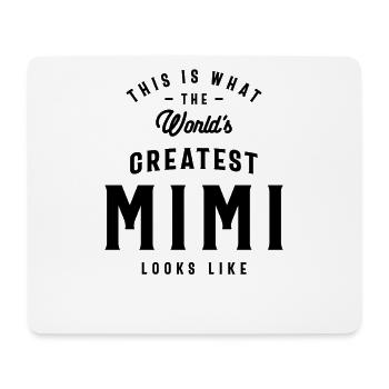 Greatest Mimi Looks Like - Mother's Day - Mouse Pad (horizontal) - white - Front