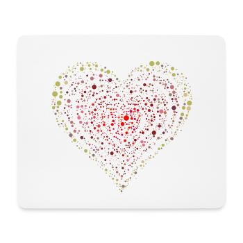 Herz Kind Süß Farben Geschenk Tier Kreativ - Mousepad (Querformat) - Weiß - Vorne