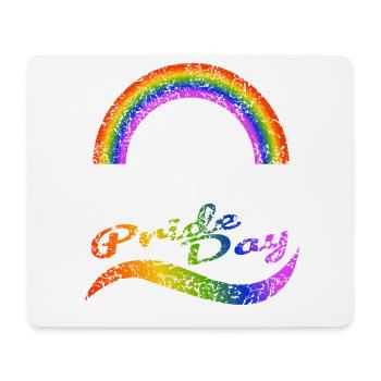 Pride Day Frankfurt LGBTQ+ CSD Gay Queer Liebe Sp - Mousepad (Querformat) - Weiß - Vorne