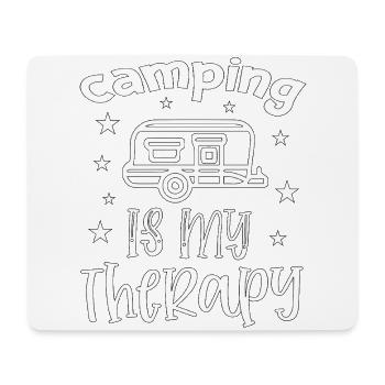 Adventure Outdoor Camping Nature Freedom Hiking - Mouse Pad (horizontal) - white - Front