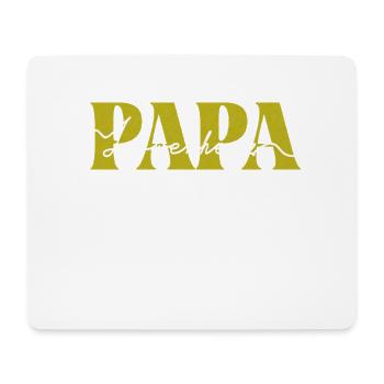 Papa Löwenherz 2024 Beste Mama Geschenk - Mousepad (Querformat) - Weiß - Vorne