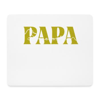 Papa Sonnenschein 2025 Bestes Geschenk - Mousepad (Querformat) - Weiß - Vorne