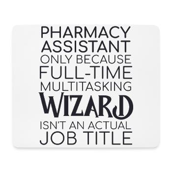 Pharmacy assistant Wizard - Mousepad (Querformat) - Weiß - Vorne