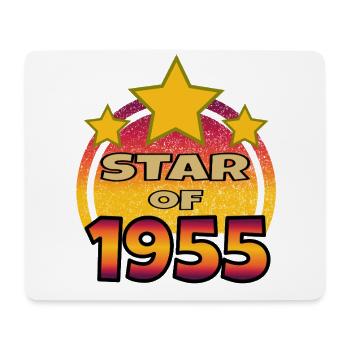 1955 Geburtstag Retro Jahrgang Geschenk - Mousepad (Querformat) - Weiß - Vorne