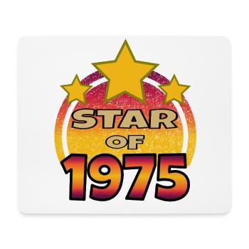 1975 Geburtstag Retro Jahrgang Geschenk - Mousepad (Querformat) - Weiß - Vorne
