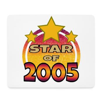 2005 Geburtstag Retro Jahrgang Geschenk - Mousepad (Querformat) - Weiß - Vorne