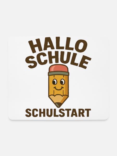 Grundschule Einschulung Schulstart Schule - Mousepad (Querformat) - Weiß