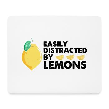 Lemon Design Lemonades Stand Boss Vente de citron - Tapis de souris (format paysage) - blanc - Devant