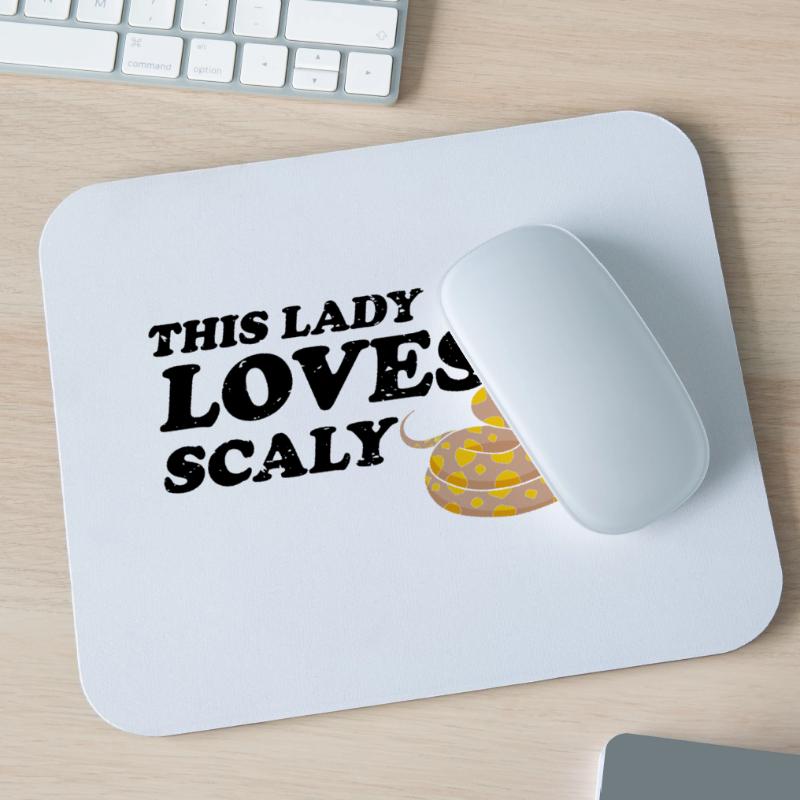 King python design for snake lovers Mouse Pad (horizontal)