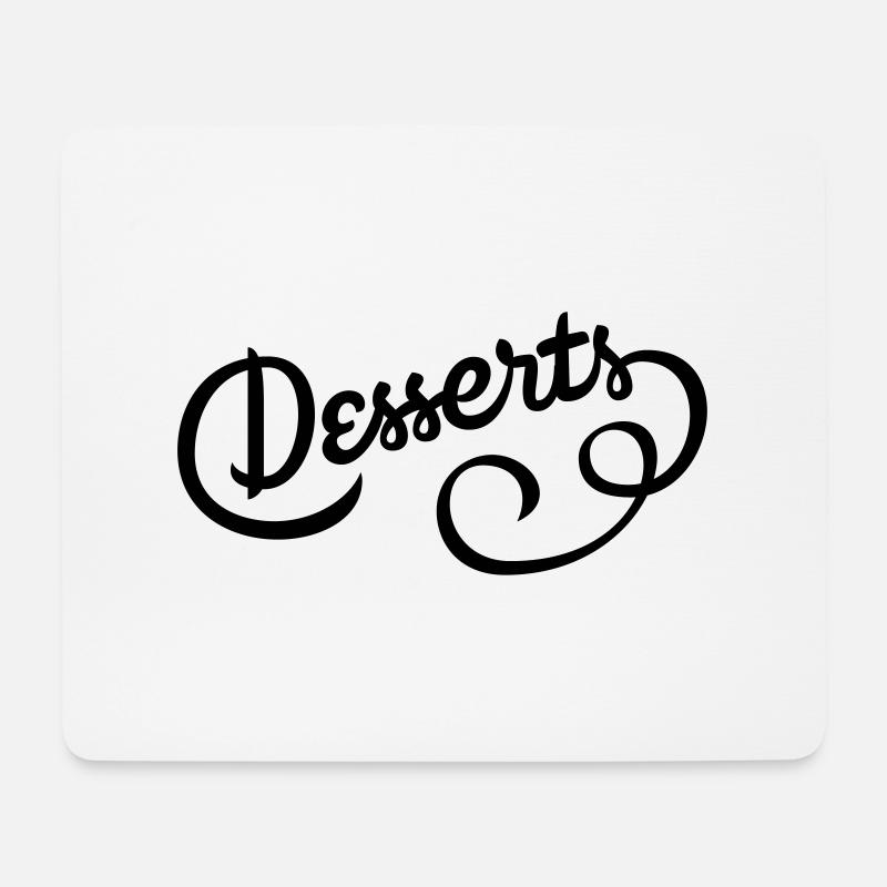 Tolles Design für Naschkatzen - Mousepad (Querformat) - Weiß
