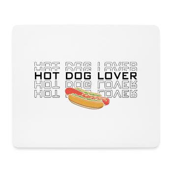 Hot Dog Wurst Liebe Hotdog Fast Food - Mousepad (Querformat) - Weiß - Vorne