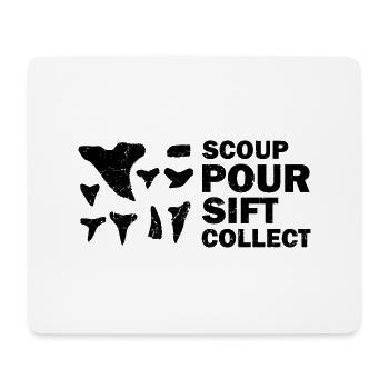 Paleontologist Designs Fossil Hunter Student - Mouse Pad (horizontal) - white - Front