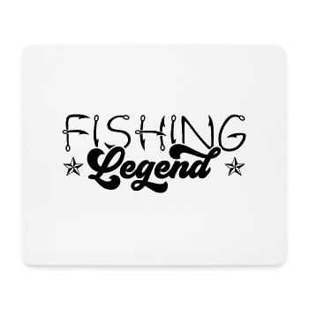 Fishing Legend - Mouse Pad (horizontal) - white - Front