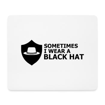Cybersecurity Design for Hackers and Cyber Security - Mouse Pad (horizontal) - white - Front