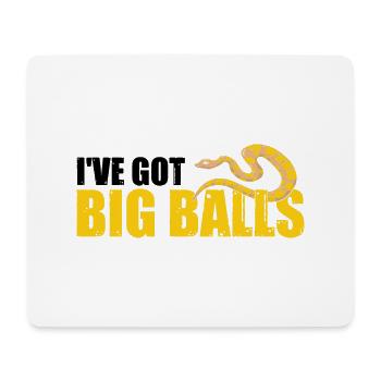 King python design for snake lovers - Mouse Pad (horizontal) - white - Front