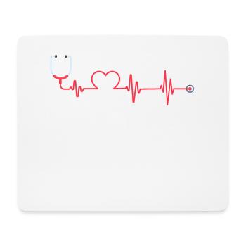 Nurse Nurse Gift Birthday Funny - Mouse Pad (horizontal) - white - Front