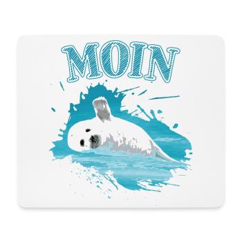 Moin North Sea Baltic Sea Holiday Island Seal Seal - Mouse Pad (horizontal) - white - Front