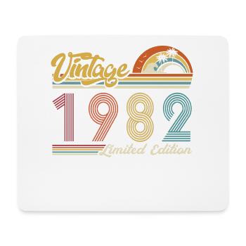 Vintage « Limited Edition » vintage 1982 anniversaire - Tapis de souris (format paysage) - blanc - Devant