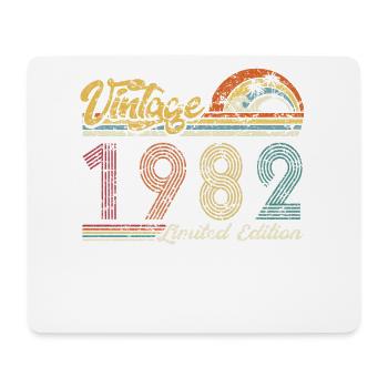 Vintage « Limited Edition » vintage 1982 anniversaire - Tapis de souris (format paysage) - blanc - Devant