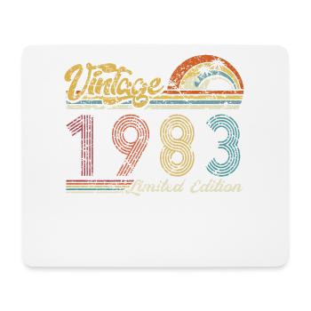 Vintage « Limited Edition » vintage 1983 anniversaire - Tapis de souris (format paysage) - blanc - Devant