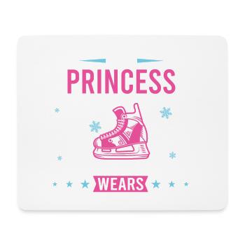 Hockey Girl Outfit für Damen! Frauen Eishockey - Mousepad (Querformat) - Weiß - Vorne