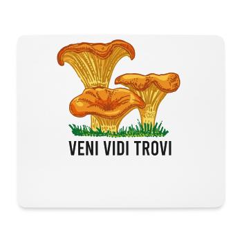 Outfit for mushroom pickers with mountains porcini mushroom mushroom - Mouse Pad (horizontal) - white - Front