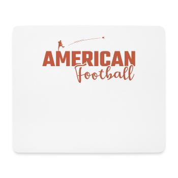 Football américain USA Kick Sport USA - Tapis de souris (format paysage) - blanc - Devant