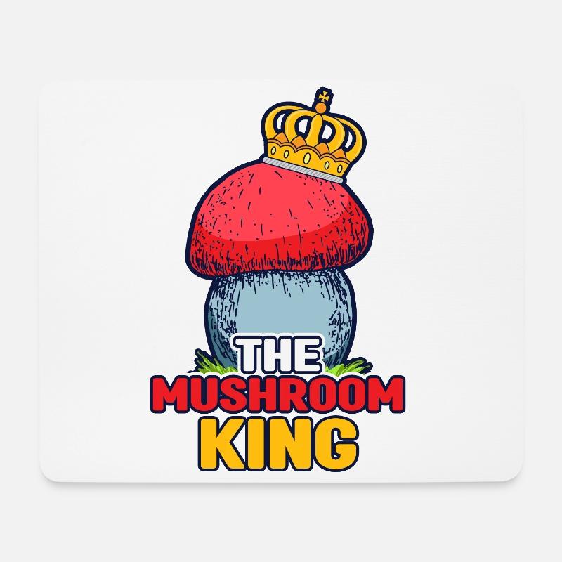 Pilze Schwammerl Steinpilz Sammler Pfifferlinge - Mousepad (Querformat) - Weiß