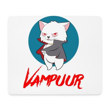 VAMPUUR CAT Halloween Vampire Horror Monster - Mouse Pad (horizontal) - white - Front