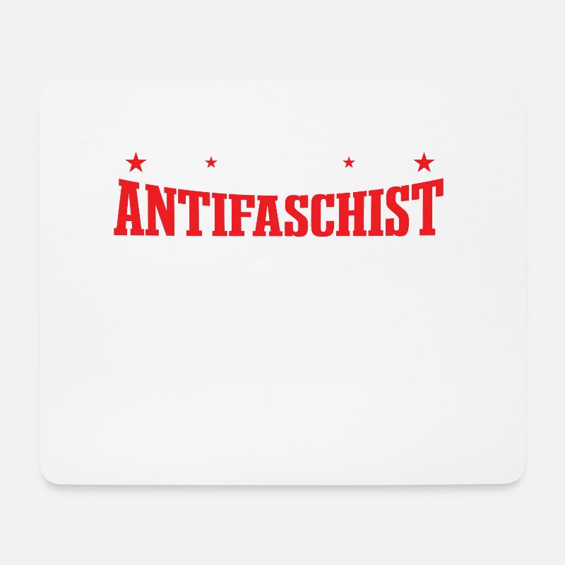 Punk Rock Antirassismus, gegen Rassismus - Mousepad (Querformat) - Weiß