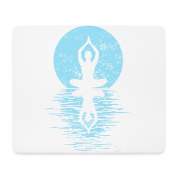 Yogi Yogini Health Meditation Outfits Girls - Mouse Pad (horizontal) - white - Front