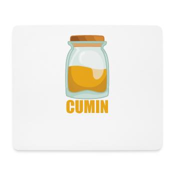 Cumin Spice Goût Cuisine - Tapis de souris (format paysage) - blanc - Devant