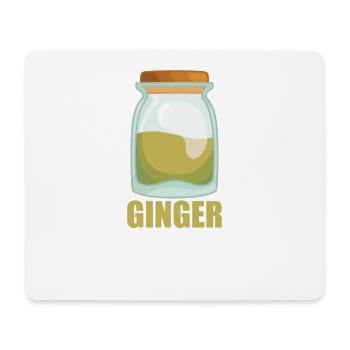 Ginger Spice Taste Food Cooking - Mouse Pad (horizontal) - white - Front