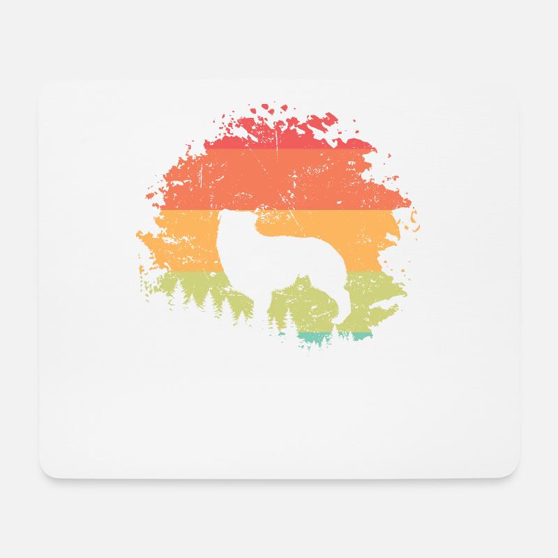 Australian Shepherd Hund Haustier Rasse - Mousepad (Querformat) - Weiß