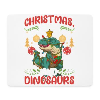 Dino Junge Boy Kinder Weihnachen Liebe Dinosaurier - Mousepad (Querformat) - Weiß - Vorne