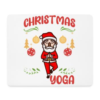 Yogini Yoga Meditation Christmas, Love and Yoga - Mouse Pad (horizontal) - white - Front