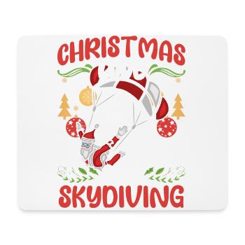 Skydive Skydive Christmas Love and Skydiving - Mouse Pad (horizontal) - white - Front
