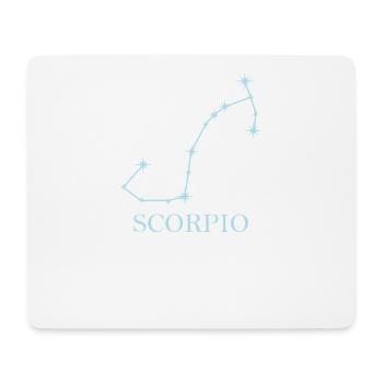 Sternkonstellation Sternzeichen Skorpion - Mousepad (Querformat) - Weiß - Vorne